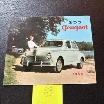 PEUGEOT 203 - 1959 (#13) beschikbaar voor biedingen