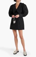 * GANNI * Zwart jurkje NIEUW van € 295 voor € 135., Zwart, Ganni, Maat 42/44 (L), Nieuw