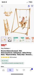 Baby schommel, Overige merken, Ophalen of Verzenden, Zo goed als nieuw, Rug