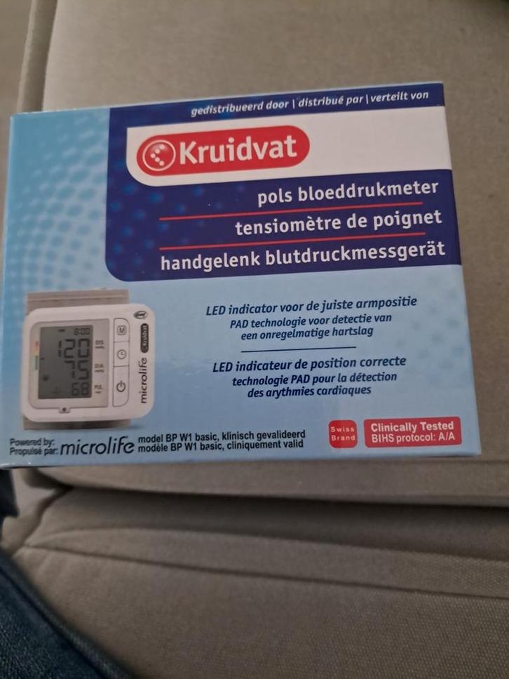 Kruidvat Pols Bloeddrukmeter Microlife BP W1, Witgoed en Apparatuur, Persoonlijke-verzorgingsapparatuur, Nieuw, Overige typen