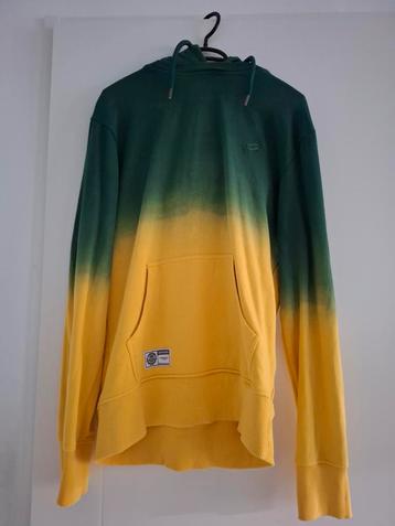 Superdry Hoody - Groen/Geel, maat 38 beschikbaar voor biedingen