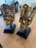 Bronzen Skull Kunstenaar Chianti, Ophalen, Brons