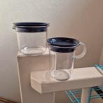 Tupperware Suikerpot en Melkkan Set, Ophalen of Verzenden, Nieuw, Blauw, Beker of Kan