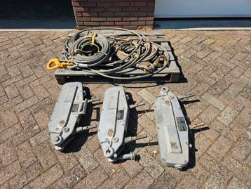 Tirfor wadra treklier 3200kg 3 sets beschikbaar voor biedingen