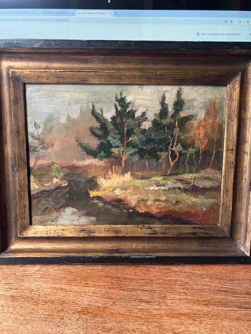 Willy Scaton 1936 olieverf impressionisme landschap beschikbaar voor biedingen