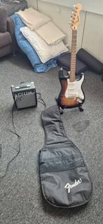 Fender Squier Stratocaster incl. Versterker Standaard en tas, Muziek en Instrumenten, Snaarinstrumenten | Gitaren | Elektrisch
