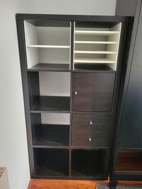 Ikea kallax (zonder witte inzetstukken), Huis en Inrichting, Kasten | Wandmeubels, Gebruikt, 100 tot 150 cm, Minder dan 150 cm