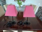 2 schemer lampjes, Huis en Inrichting, Lampen | Tafellampen, Ophalen of Verzenden, Gebruikt, Overige materialen, Minder dan 50 cm