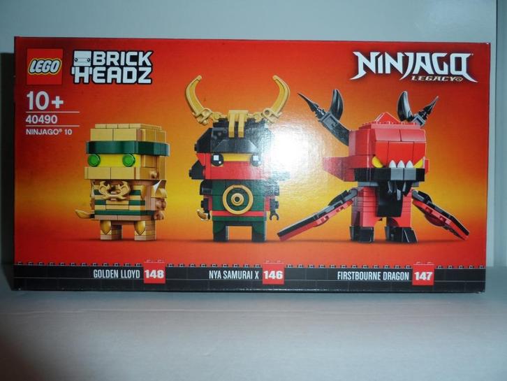 Lego 40490 Ninjago 10 jaar - Brickheadz *Nieuw* MISB, Kinderen en Baby's, Speelgoed | Duplo en Lego, Nieuw, Lego, Complete set