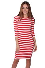 Nikkie Plessen jurk 40 rood wit gestreept als nieuw, Kleding | Dames, Maat 38/40 (M), Verzenden, Nikkie Plessen, Zo goed als nieuw