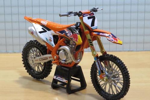 Aaron Plessinger #7 KTM 450 SX-F 2022 red bull team 1:12 583, Hobby en Vrije tijd, Modelauto's | 1:5 tot 1:12, Nieuw, Motor, 1:9 t/m 1:12