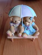 Cherished Teddies 302791 Carter and Elsie, Ophalen of Verzenden, Zo goed als nieuw, Beeldje, Cherished Teddies