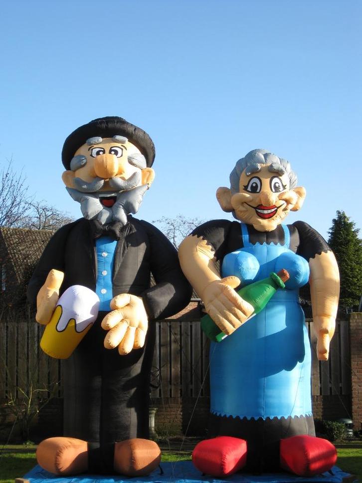 Abraham pop, Sarah pop, Sara pop, 40, 45, 50 jaar, 60, 65, Hobby en Vrije tijd, Feestartikelen | Verhuur, Zo goed als nieuw, Abraham of Sarah