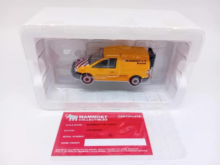 WSI VW CADDY - MAMMOET BRANDE, Hobby en Vrije tijd, Modelauto's | 1:50, Zo goed als nieuw, Bus of Vrachtwagen, Wsi, Ophalen of Verzenden