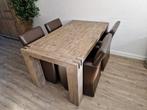 Bassano eetkamertafel 160 x 90 x 78, Huis en Inrichting, Tafels | Eettafels, Ophalen, 50 tot 100 cm, Zo goed als nieuw, 150 tot 200 cm