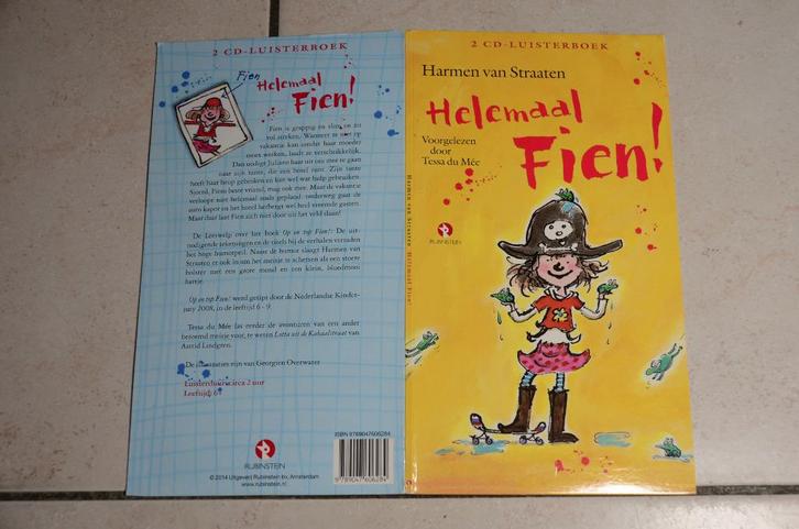 Luisterboek Helemaal Fien! / Harmen van Straaten 2 cd's, Boeken, Luisterboeken, Cd, Kind, Ophalen of Verzenden