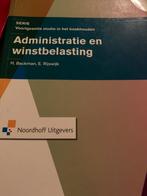 Administratie en Winstbelasting, Ophalen of Verzenden, Zo goed als nieuw