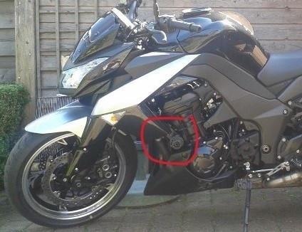 Motorblok beschermers (zwart) Universeel, Motoren, Onderdelen | Overige, Gebruikt, Ophalen of Verzenden