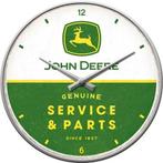 John Deere Service and parts reclame klok wandklok decoratie, Reclamebord, Info@deconoord.nl, Deco Noord, Nieuw