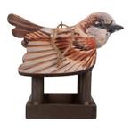 CLAYRE & EEF - VOGELVOEDER HUISJE - MUS, Tuin en Terras, Vogelhuisjes en Vogelbaden, Ophalen of Verzenden, Nieuw