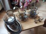 Arcoroc servies, rookglas jaren 70, Huis en Inrichting, Keuken | Servies, Gebruikt, Overige typen, Ophalen of Verzenden, Glas