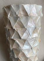 Mother of pearl vazen 80cm creme brown beige taupe UITVRKOOP, Ophalen of Verzenden, Nieuw, Aardewerk of Porselein