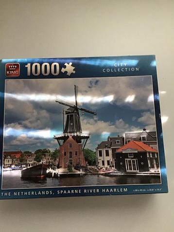 King Puzzel 1000 Stukjes Haarlem Compleet beschikbaar voor biedingen