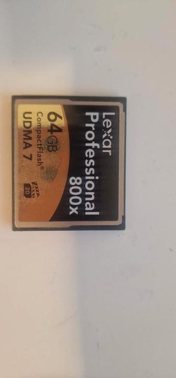 Lexar Professional 800x 64GB CF Kaart beschikbaar voor biedingen