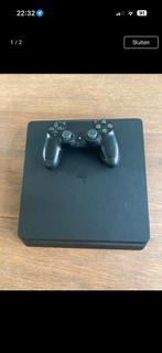 PS4 Slim + VR Bril Set + Blauwe Controller, Ophalen of Verzenden, Met 1 controller, Slim, 500 GB
