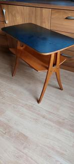 Vintage design bijzettafel / tafel / lectuurbak, Antiek en Kunst, Kunst | Designobjecten, Ophalen of Verzenden