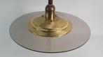 Vintage hanglamp, gerookt glas, rookglas, messing. S11, Tweedehands verkoop, Tweedehands verkoop, Gebruikt, Ophalen of Verzenden