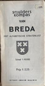 Smulders kompas plattegrond van Breda, Nederland, Ophalen of Verzenden, Zo goed als nieuw, 1800 tot 2000