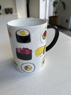 Fleurige sushi mok, Nieuw, Ophalen of Verzenden, Overige stijlen, Kop(pen) en/of Schotel(s)