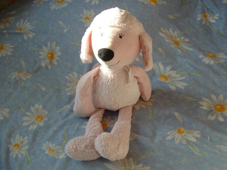 HAPPY HORSE HOND POODLE PEARL NR3 POEDEL PLUCHE ROZE, Kinderen en Baby's, Speelgoed | Knuffels en Pluche, Nieuw, Hond, Verzenden
