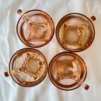 4 vintage rosaline koffiekopjes jaren’30, Antiek en Kunst, Ophalen of Verzenden