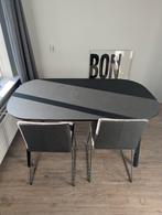 Zwarte eettafel Vedbo Ikea, Ophalen, 100 tot 150 cm, 50 tot 100 cm, Zo goed als nieuw