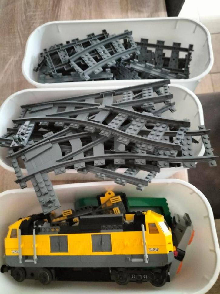 Lego set 7939. + Extra rails, Kinderen en Baby's, Speelgoed | Duplo en Lego, Gebruikt, Lego, Complete set, Ophalen of Verzenden
