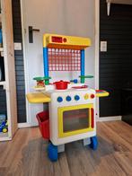 Speelgoedkeuken Berchet met accessoires, Ophalen, Zo goed als nieuw, Kunststof, Speelkeuken