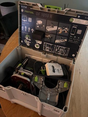 Festool OF 1010 R bovenfrees + kopieerfrees met wisselmesjes beschikbaar voor biedingen