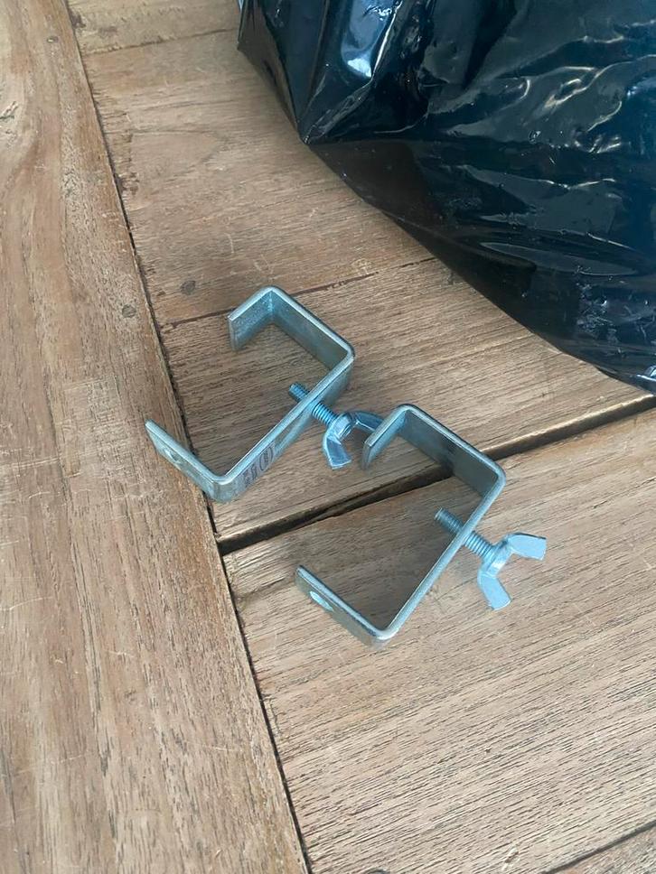 Doughty 32mm Mini Pipe Clamp - 60 stuks, Muziek en Instrumenten, Licht en Laser, Licht, Ophalen of Verzenden