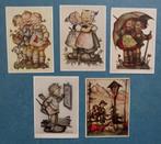 5 x Hummel kaart - lachende meisjes - paraplu - kusje, Ophalen of Verzenden, 1960 tot 1980, Gelopen, Kinderen