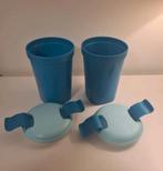 2 curver meeneembekers/yoghurtbekers, Huis en Inrichting, Keuken | Tupperware, Ophalen, Zo goed als nieuw, Beker of Kan