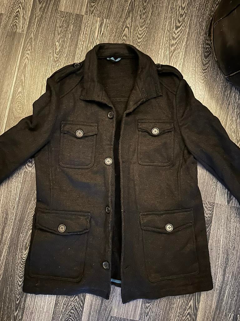 Heren tussenjas maat L, Ophalen of Verzenden, Gedragen, Maat 52/54 (L), Zwart