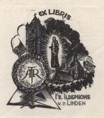 0631 Ex Libris Nederland : Harry Corvers, 1946, Antiek en Kunst, Kunst | Etsen en Gravures, Verzenden