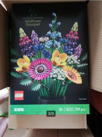 Lego 10313, 10280, 10309, 10328 Bloemen nw sealed ongeopend beschikbaar voor biedingen