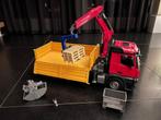 Mercedes vrachtwagen met kraan bruder, Ophalen, Zo goed als nieuw