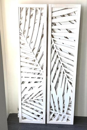 2 Houten Screens/Schermen - 1.70 x 1.20 beschikbaar voor biedingen