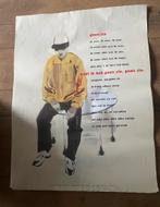 Poëzie poster poezieposter Hans Andreus plint Koen Vermeule, Ophalen of Verzenden, A1 t/m A3, Overige onderwerpen, Rechthoekig Staand