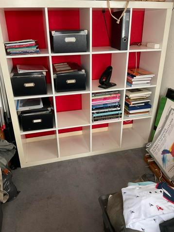Vakkenkast Ikea 16 vakken 4x4 Expedit/ Kallax wit beschikbaar voor biedingen