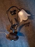 2 staande lampen met Bloem Design, Ophalen of Verzenden, Gebruikt, Glas, Bloem